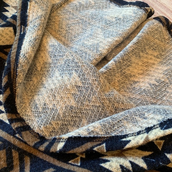 Le Lis Navy Aztec Tribal Bottom Sweater Dress - Picture 5 of 6